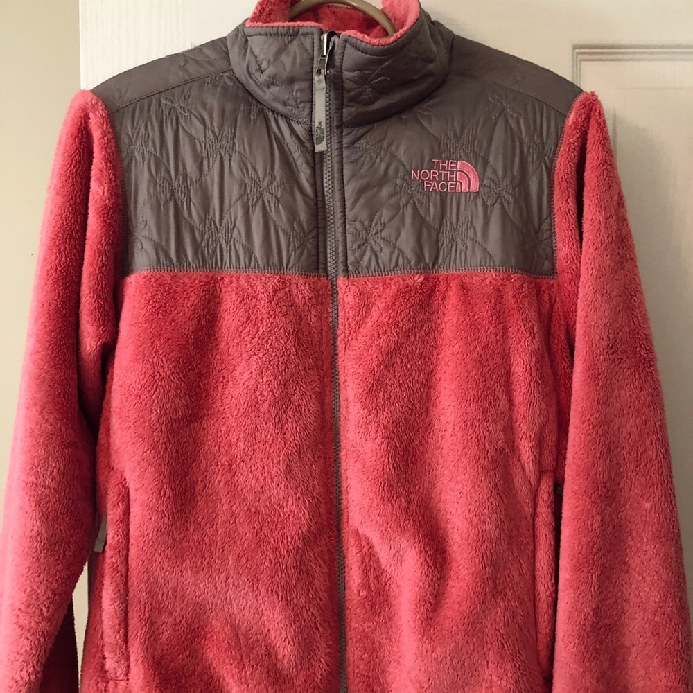 The North Face Pink Fuzzy | Quilted Flowers